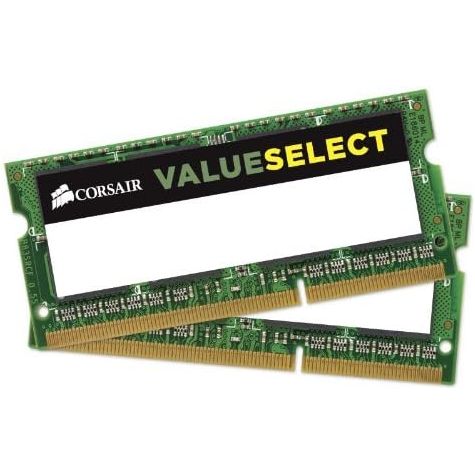 Buy Corsair,Corsair Value Select 8GB (2x4GB) DDR3 1333MHz SODIMM Laptop Memory - Black - Gadcet UK | UK | London | Scotland | Wales| Near Me | Cheap | Pay In 3 | RAM